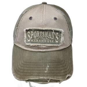 Sportsman's Warehouse Baseball Cap Green One Size Strapback 20 Years Mesh Hat